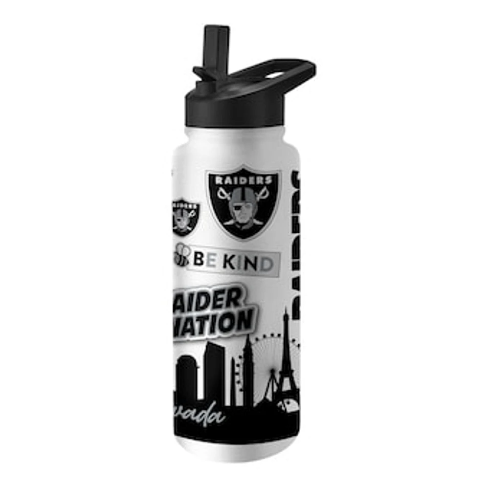 Las Vegas Raiders 34oz. Native Quencher Bottle