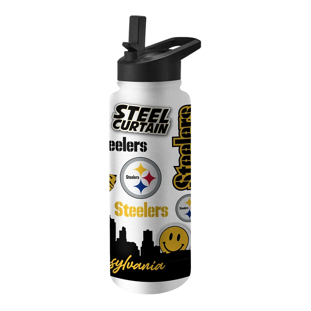 Pittsburgh Steelers 34oz. Native Quencher Bottle