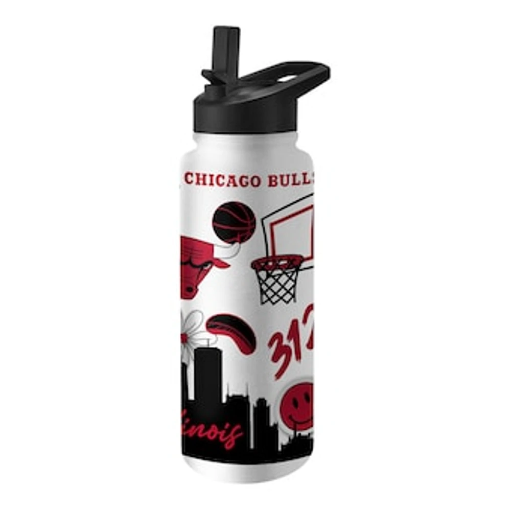 Chicago Bulls 34oz. Native Quencher Bottle