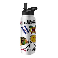 Chicago Blackhawks 34oz. Native Quencher Bottle