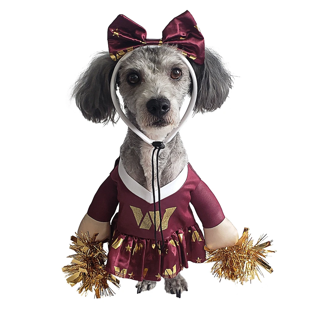 Washington Commanders Cheer Dog Costume