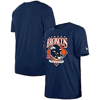 Men's New Era Navy Denver Broncos Team Logo T-Shirt