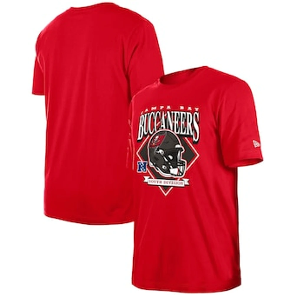 Men's New Era Red Tampa Bay Buccaneers Team Logo T-Shirt