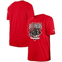 Men's New Era Red Tampa Bay Buccaneers Team Logo T-Shirt