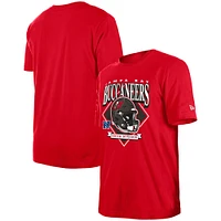 Men's New Era Red Tampa Bay Buccaneers Team Logo T-Shirt