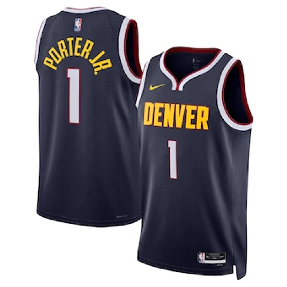 Unisex Nike Michael Porter Jr. Navy Denver Nuggets Swingman Jersey - Icon Edition