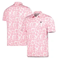 Men's Fanatics White Kentucky Derby Icon Roses EcoTec Polo