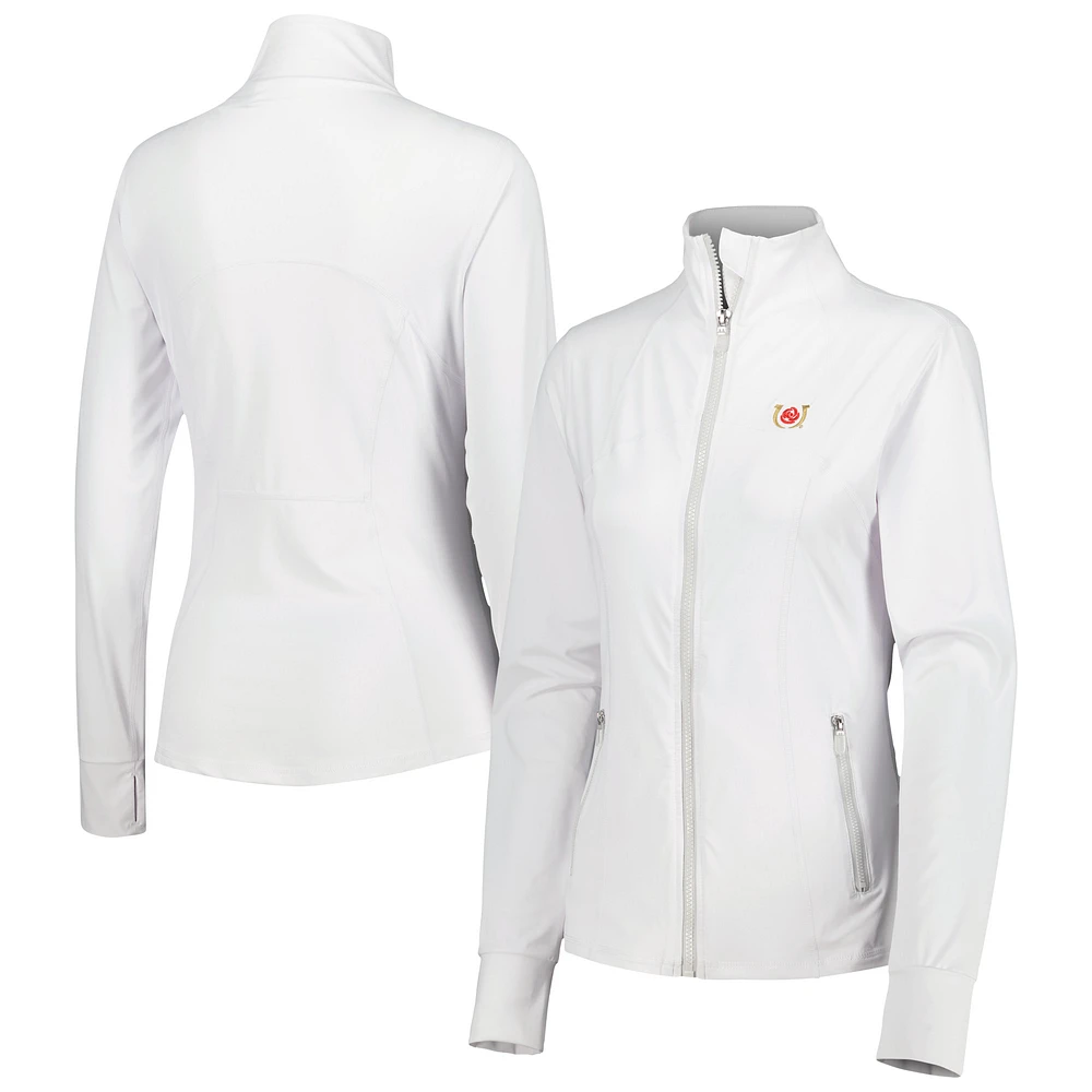 Women's Fanatics White Kentucky Derby Classic EcoTec Full-Zip Jacket