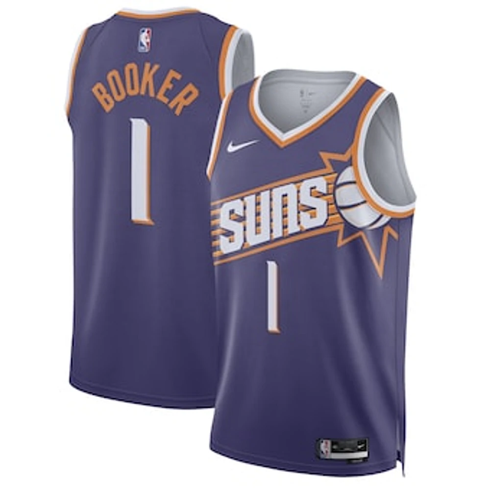 Unisex Nike Devin Booker Purple Phoenix Suns Swingman Jersey