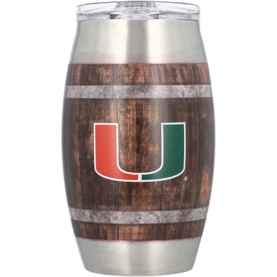 Miami Hurricanes 15oz. Barrel Tumbler