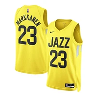 Unisex Nike Lauri Markkanen Gold Utah Jazz Swingman Jersey - Icon Edition