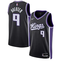 Unisex Nike Kevin Huerter Black Sacramento Kings Swingman Jersey - Icon Edition