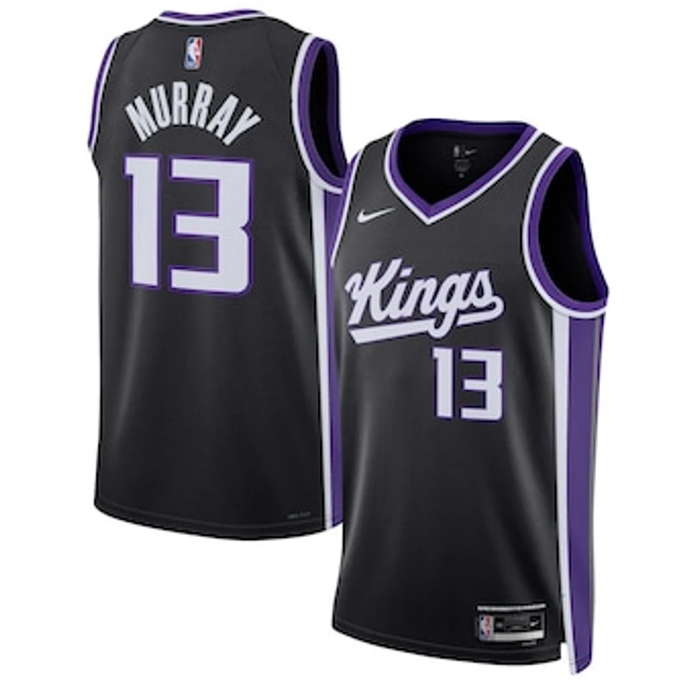 Unisex Nike Keegan Murray Black Sacramento Kings Swingman Jersey - Icon Edition