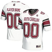 Men's GameDay Greats White South Carolina Gamecocks NIL Pick-A-Player Football Jersey