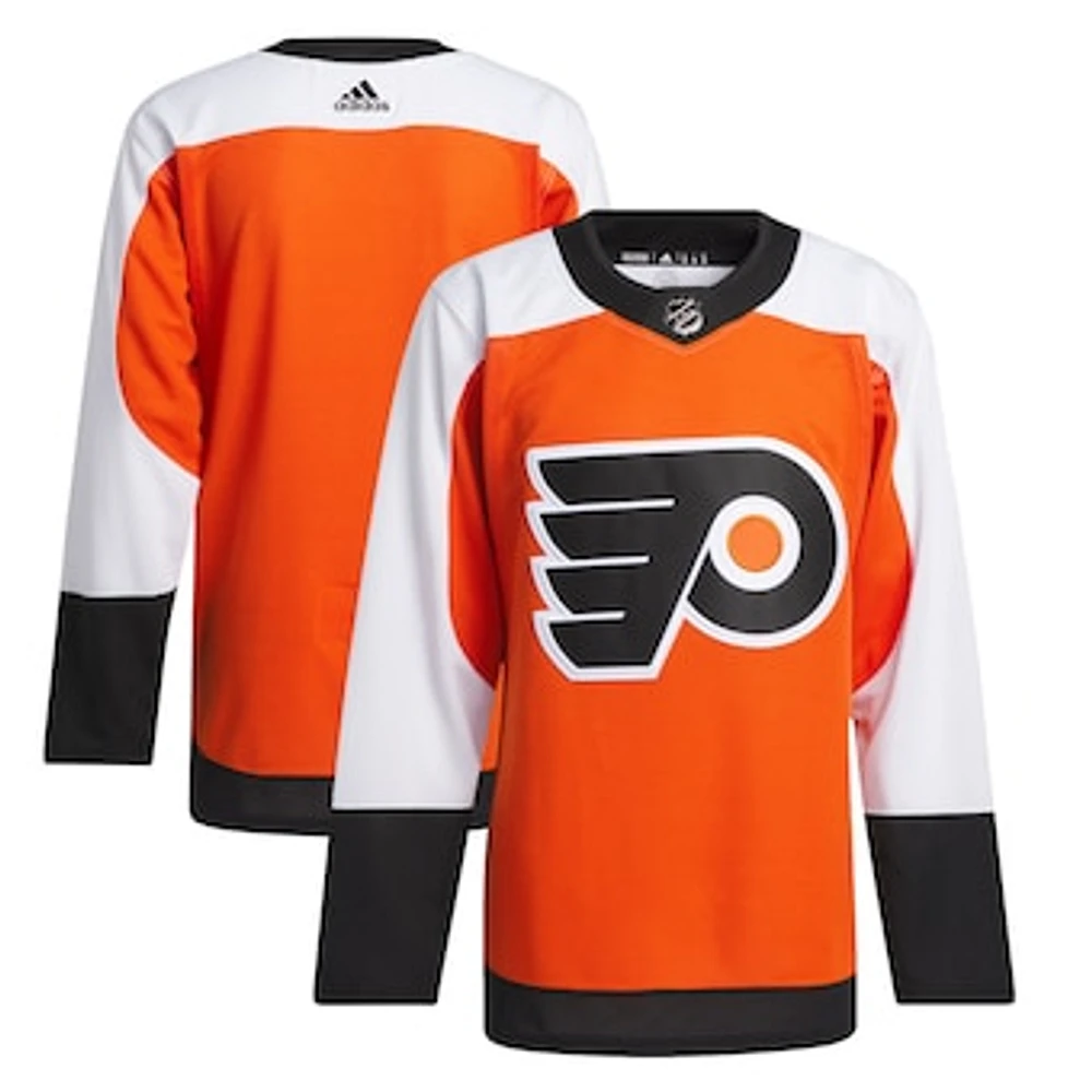 Men's adidas Burnt Orange Philadelphia Flyers Home Primegreen Authentic Jersey