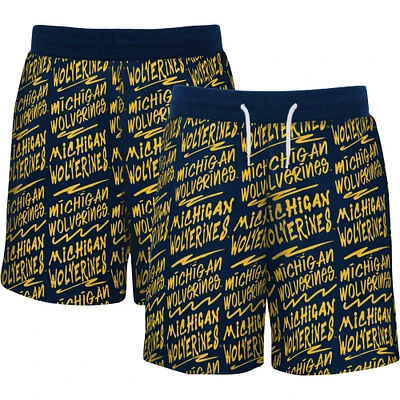 Youth Navy Michigan Wolverines Super Shorts