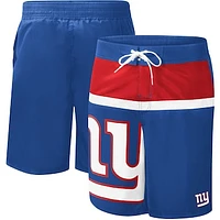 Men's G-III Sports by Carl Banks Royal New York Giants Sea Wind Swim Trunks