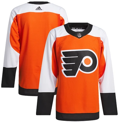Men's adidas  Burnt Orange Philadelphia Flyers Home Primegreen Authentic Jersey