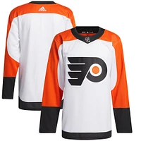 Men's adidas  White Philadelphia Flyers Away Primegreen Authentic Jersey