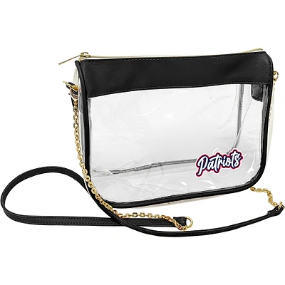 New England Patriots Hype Stadium Crossbody Clear Bag