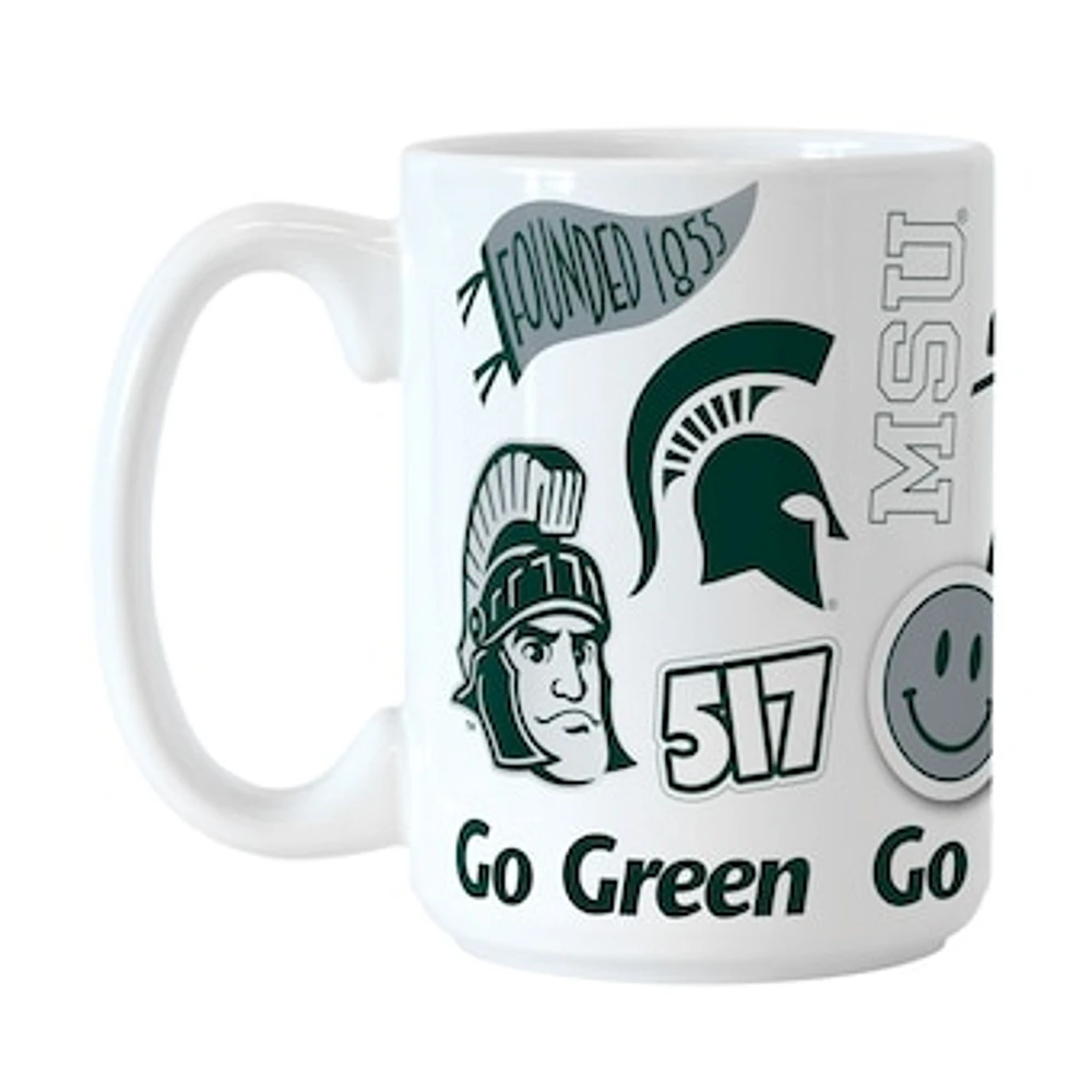 Michigan State Spartans 15oz. Native Ceramic Mug