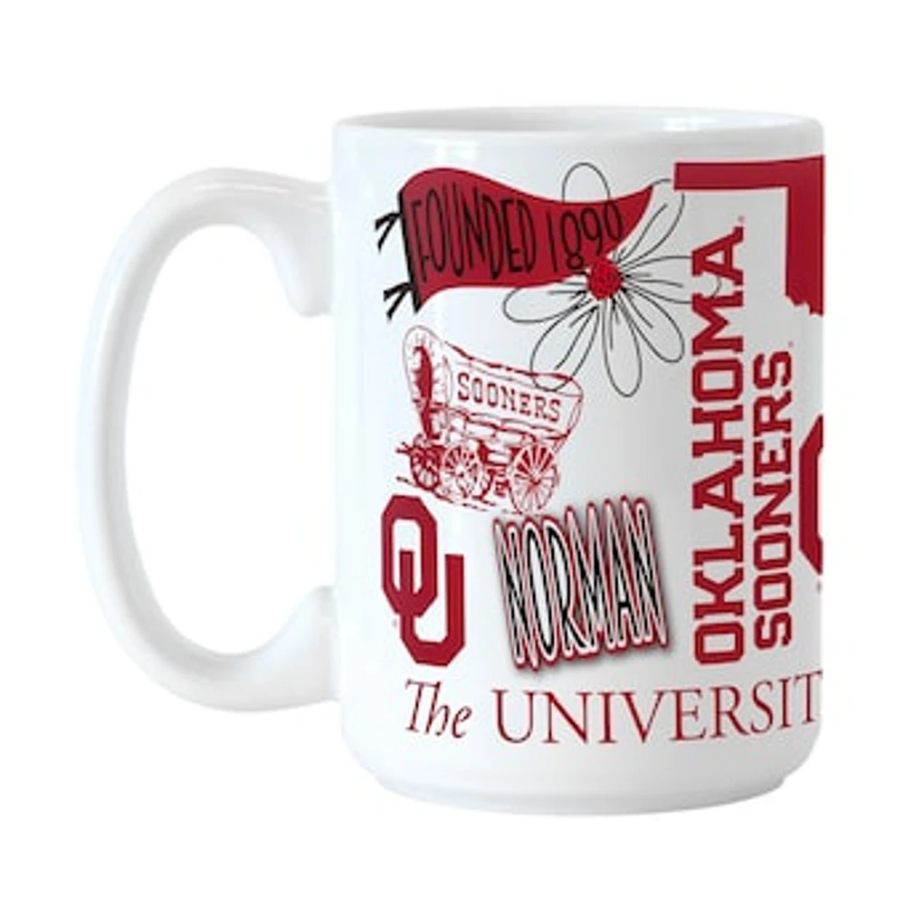 Oklahoma Sooners 15oz. Native Ceramic Mug