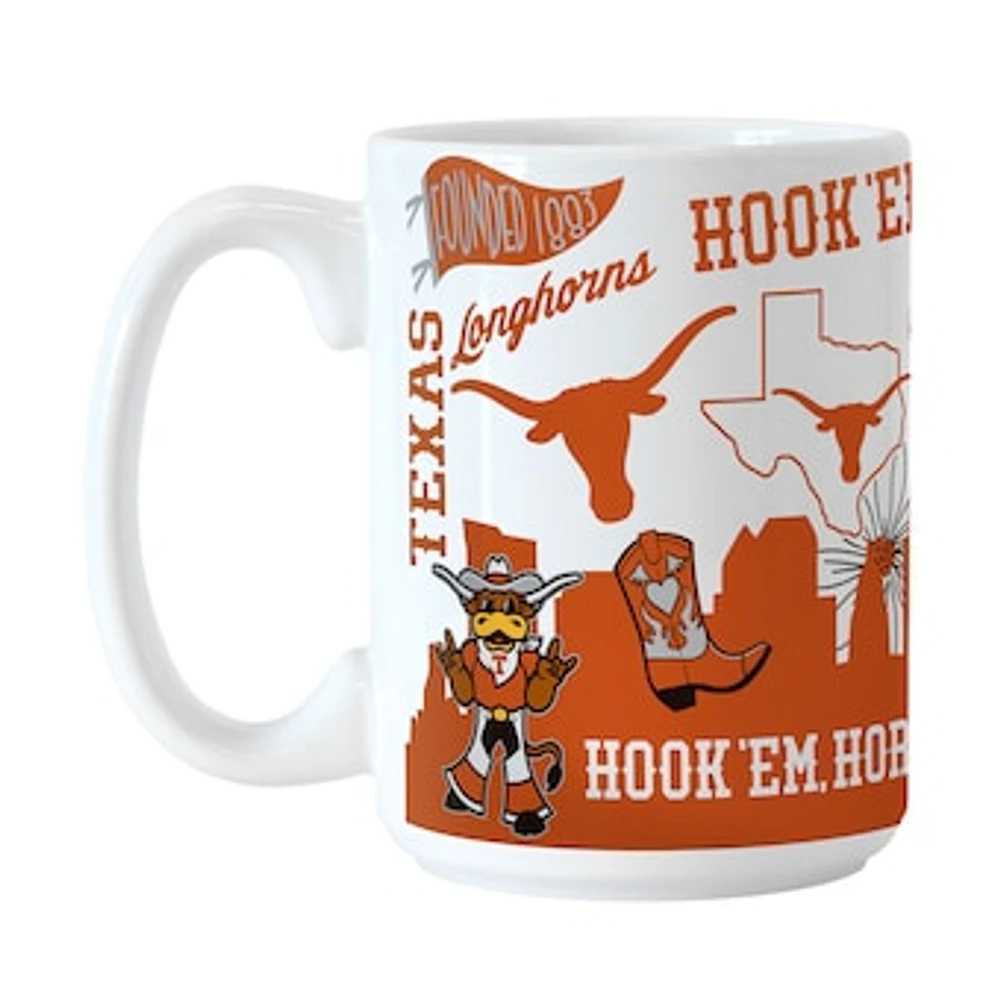 Texas Longhorns 15oz. Native Ceramic Mug