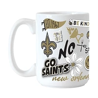 New Orleans Saints 15oz. Native Ceramic Mug