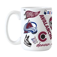 Colorado Avalanche 15oz. Native Ceramic Mug