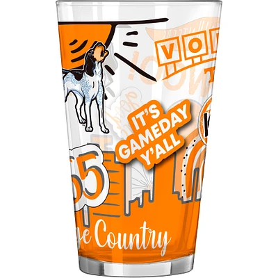 Tennessee Volunteers 16oz. Native Pint Glass