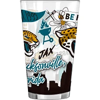 Jacksonville Jaguars 16oz. Native Pint Glass