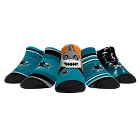 Unisex Rock Em Socks  San Jose Sharks Super Fan Five-Pack Low-Cut Set