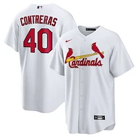 Men's Nike Willson Contreras White St. Louis Cardinals Home Official Replica Player Jersey
