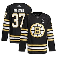 Men's adidas Patrice Bergeron Black Boston Bruins Home Primegreen Authentic Player Jersey