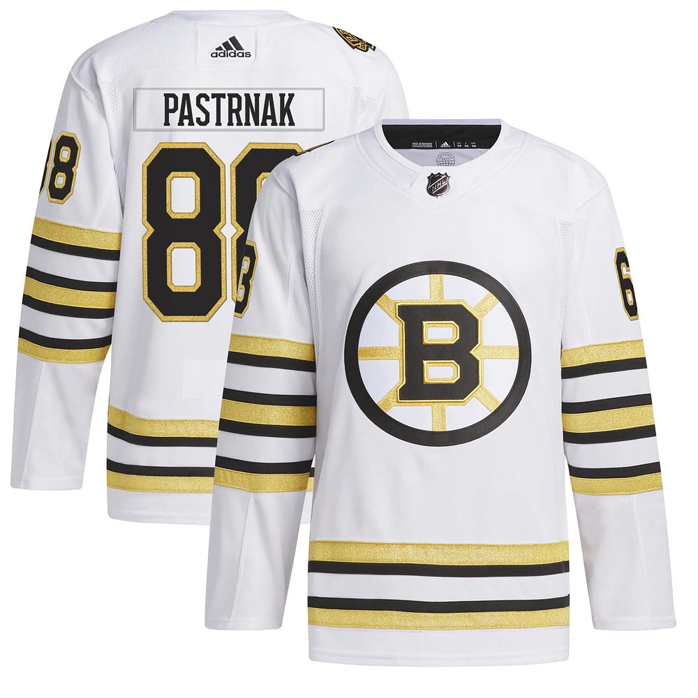 Men's adidas David Pastrnak Boston Bruins Alternate Primegreen Authentic Player Jersey