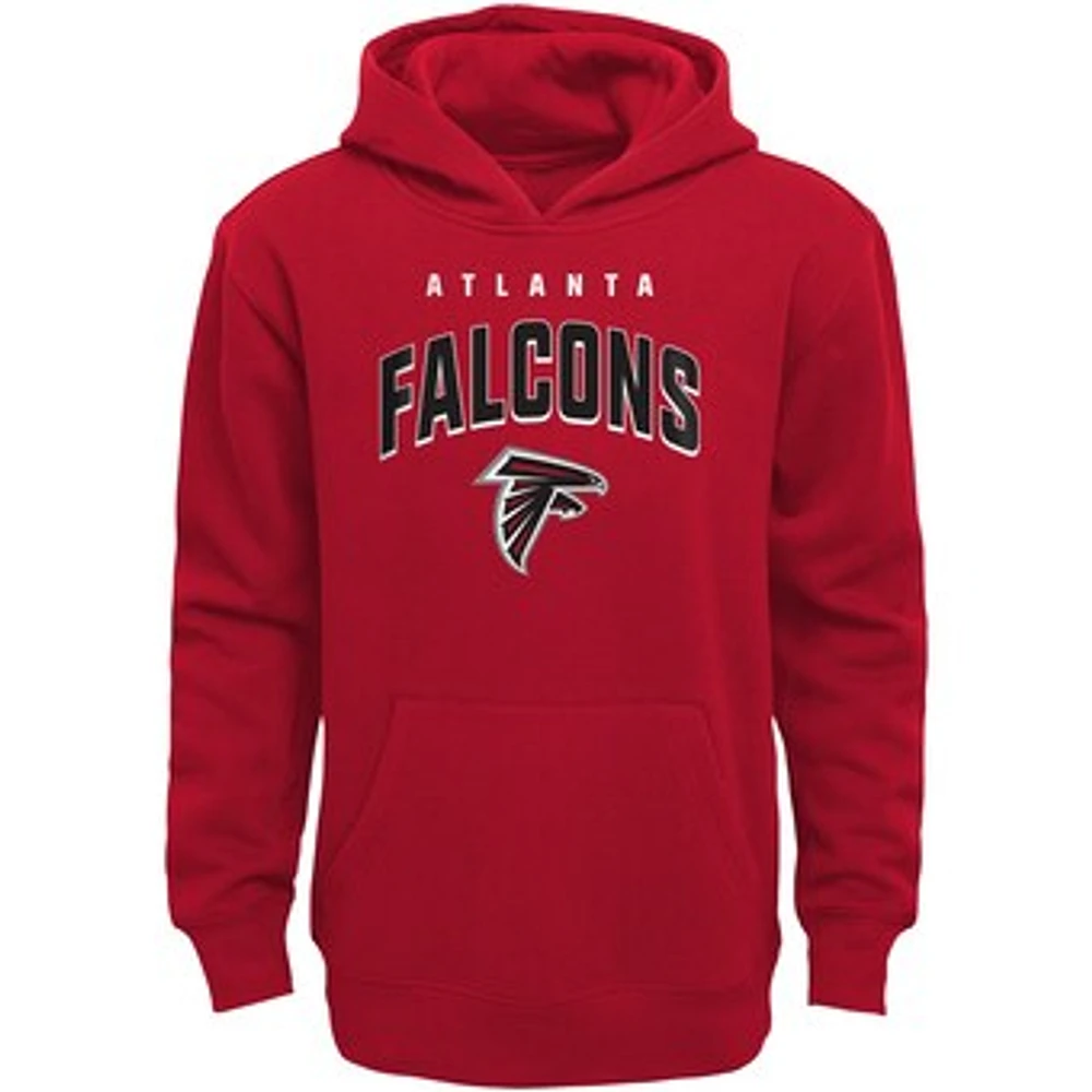 Preschool Red Atlanta Falcons Stadium Classic Pullover Hoodie