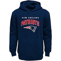 Preschool Navy New England Patriots Stadium Classic Pullover Hoodie