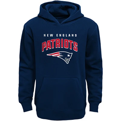 Preschool Navy New England Patriots Stadium Classic Pullover Hoodie