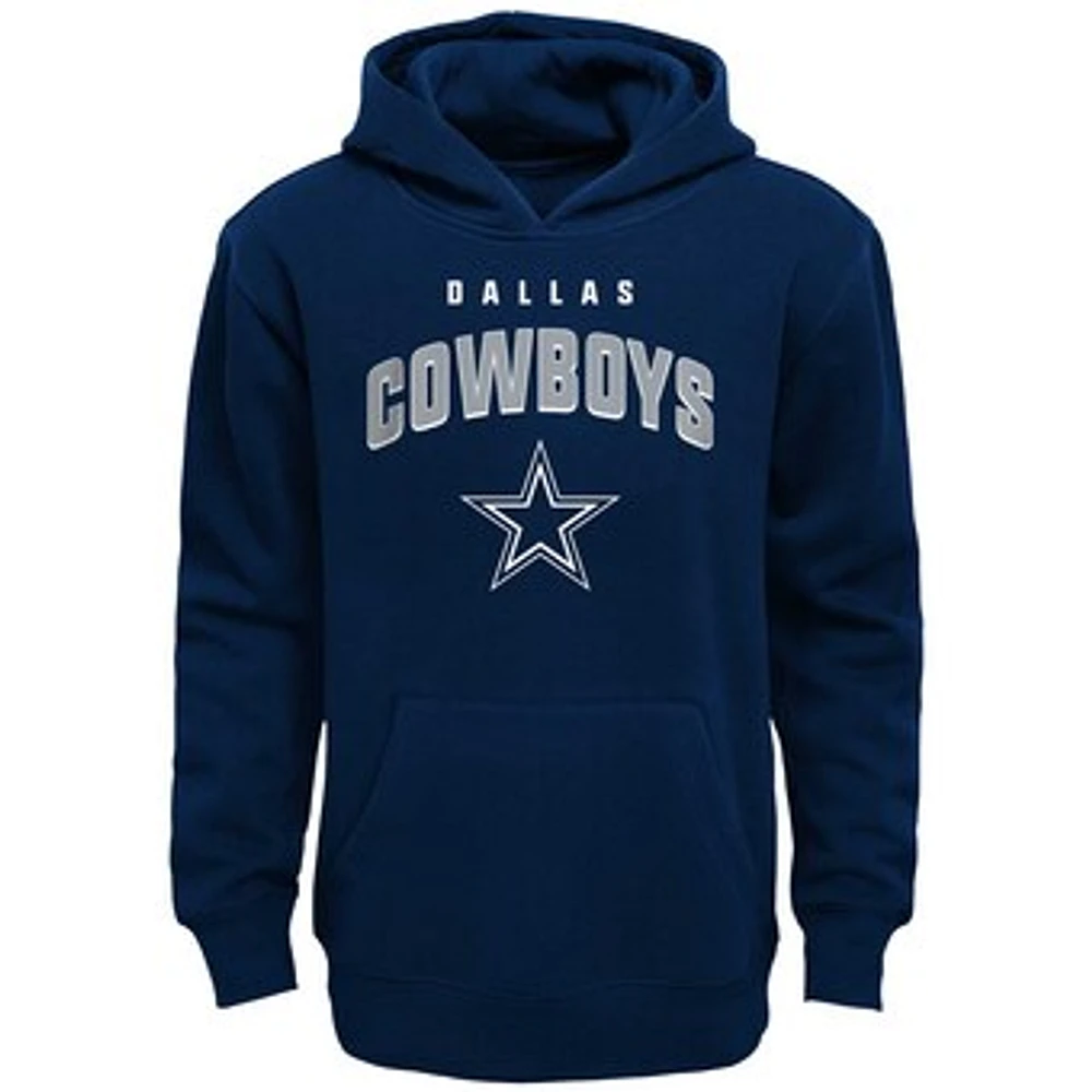 Youth Navy Dallas Cowboys Stadium Classic Pullover Hoodie