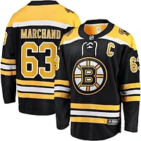 Men's Fanatics Brad Marchand Black Boston Bruins Home Breakaway Jersey