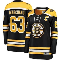 Women's Fanatics Brad Marchand Black Boston Bruins Home Breakaway Jersey