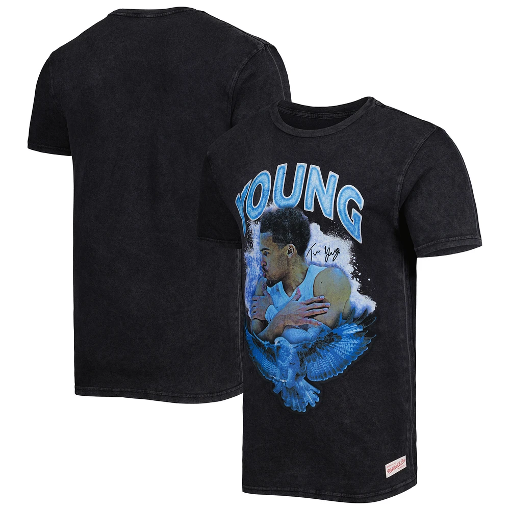 Men's Mitchell & Ness Black Trae Young Atlanta Hawks 2023 NBA All-Star Game Concert T-Shirt
