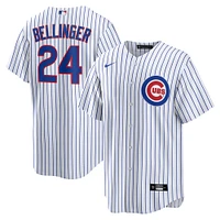 Men's Nike Cody Bellinger White/Royal Chicago Cubs Home Official Replica Player Jersey