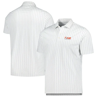 Men's johnnie-O White TOUR Championship Barnett Polo