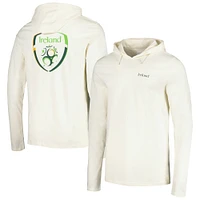 Men's Cream Ireland National Team Long Sleeve Hoodie T-Shirt