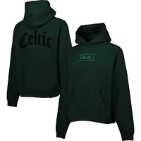 Men's Green Celtic Old English Oversized Raglan Pullover Hoodie