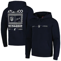 Men's Navy Atletico de Madrid Global Pullover Hoodie