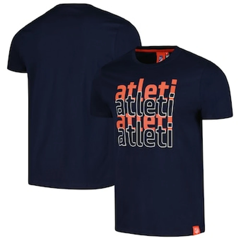 Men's Navy Atletico de Madrid Repeat T-Shirt