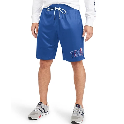 Men's Tommy Jeans Royal Philadelphia 76ers Mike Mesh Basketball Shorts