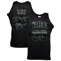 Men's Mitchell & Ness Larry Bird Black Boston Celtics Hardwood Classics Dynamic Swingman Jersey